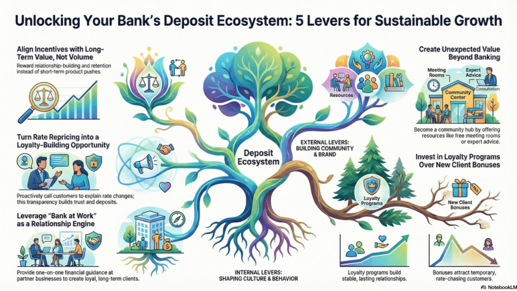 The Key to Deposit Growth Understanding Your Deposit Base Ecosystem and Then Pulling the Right Levers.